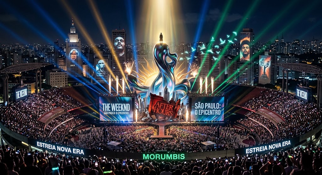 The Weeknd Transforma São Paulo no Epicentro Global da Música ao Estrear Nova Era no MorumBIS
