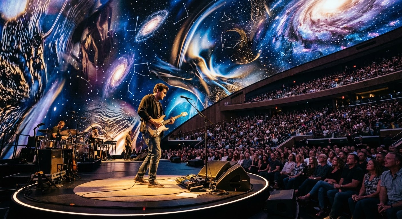 John Mayer na Esfera em 2027: A Reinvenção do Show Ao Vivo e Lições para o Mercado Musical